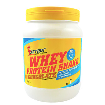 3Action Whey Protein Shake Chocolade 450gr