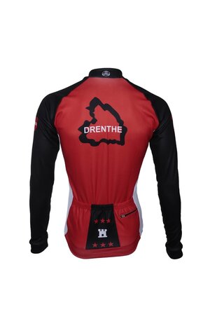 Fortissima Wielerjack Pure - Heren - Drenthe - Zwart/rood