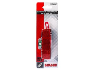 Simson Batterij Bagagedrager achterlicht ''Block'' 1 LED on/off